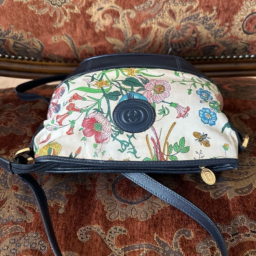 Gucci floral mine cross body shoulder bag - Picture 15 of 16